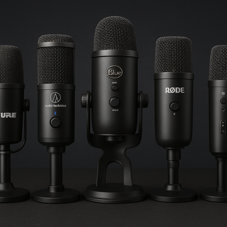 Featured image for 15 Best USB Condenser Microphone Brands for 2024